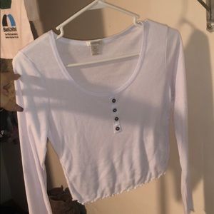 White crop top
